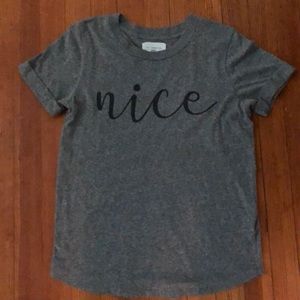 Nice tee